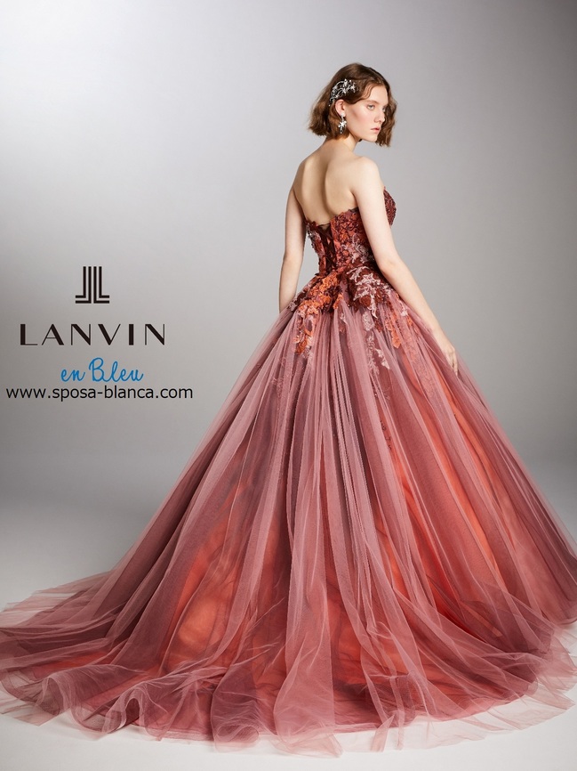 LANVIN PARIS ランバン ワンピース ドレス 赤 高級 結婚式y_clothing